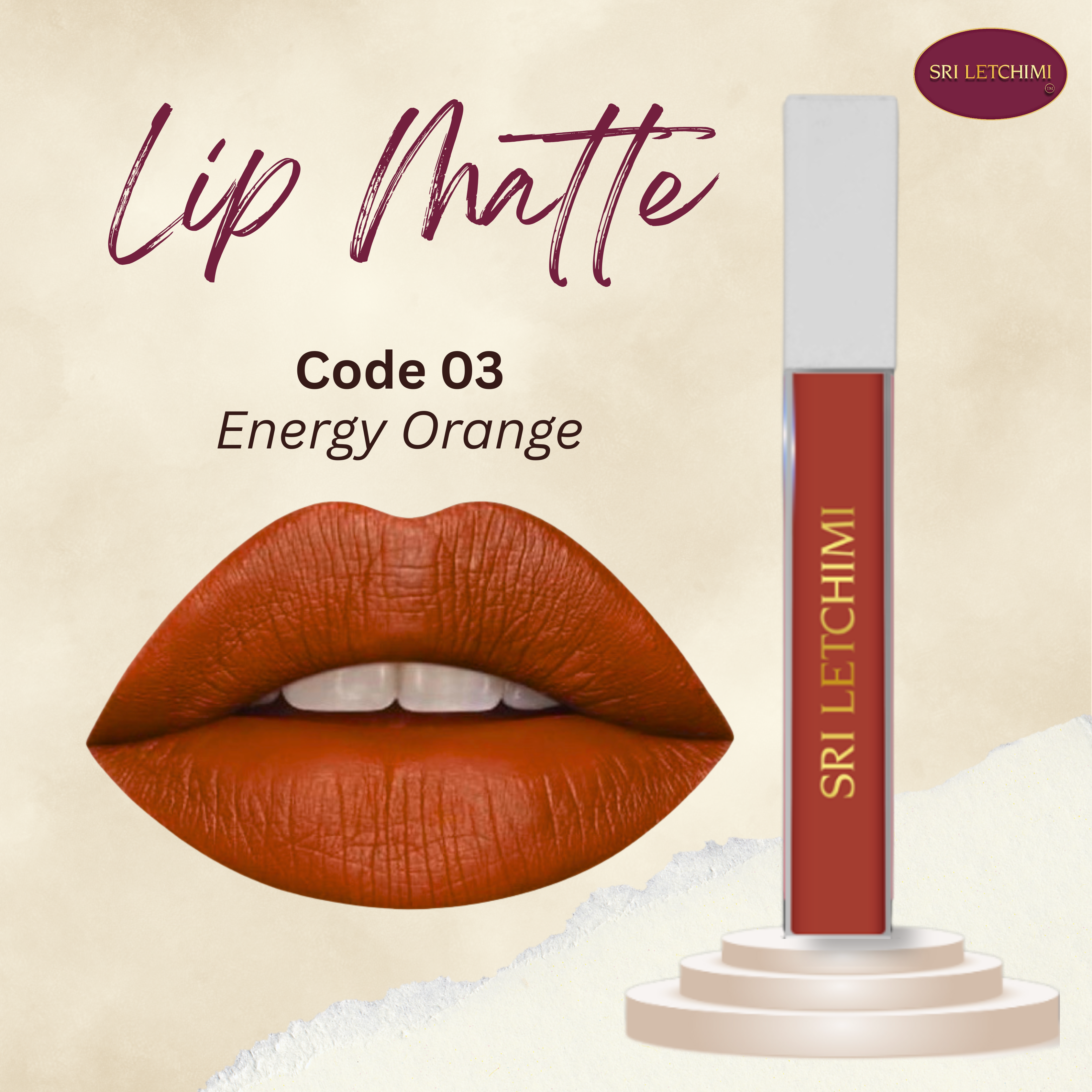 Lip Matte Code 03 Energy Orange